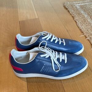 Men's Navy Blue Sneakers by DIOR